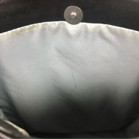 Piel Leather Open Market Bag Black Shoulder Bag 12.5x10.5x2 in. - Picture 8 of 12